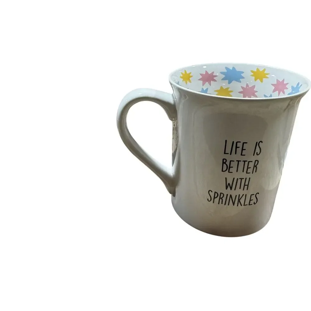 Donut Lover’s Gift Set – Ceramic Tray & Mug – Cute Coffee & Snack Set